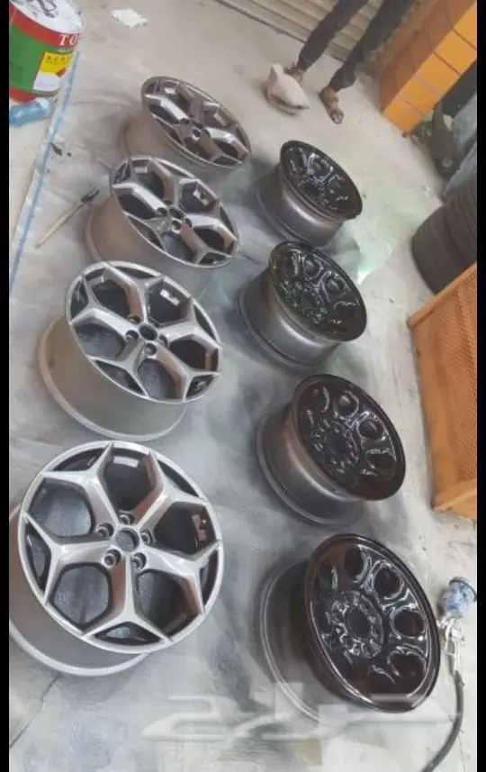 رش مطفي ورش نص لمعه مؤقت وتجليد ورش جنوط  93