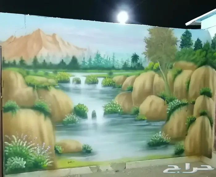 رسام وخطاط مدارس استراحات بيوت منتزهات 3