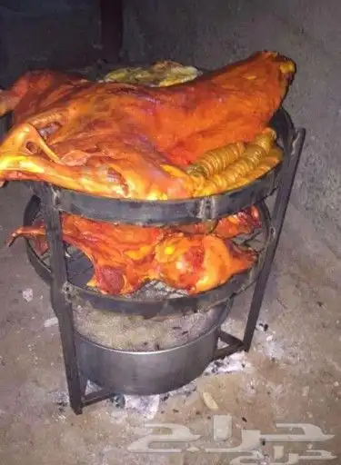 مندي غاز صاج كبده وتنور يمني وزير ماء 8
