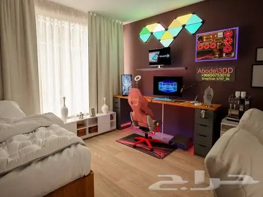 تصميم_قيمنق_روم قيمنق_سيتب Gaming_setup 18