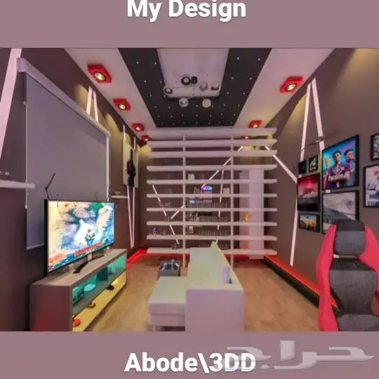 تصميم_قيمنق_روم قيمنق_سيتب Gaming_setup 21