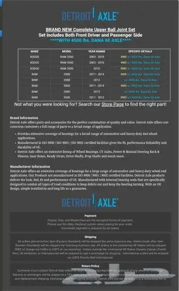 طقم جوزات( ركب ) دودج رام 3