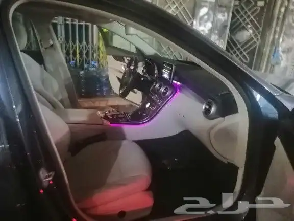 تركيب ليد مرسيدس c300جميع الألوان 3