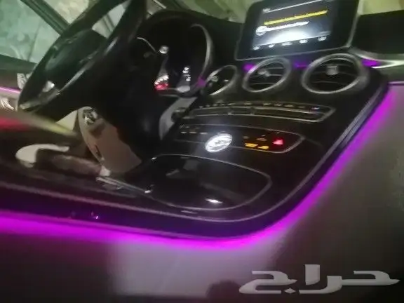 تركيب ليد مرسيدس c300جميع الألوان 2