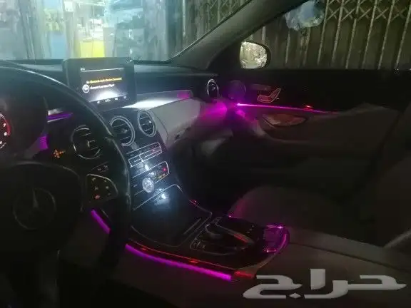 تركيب ليد مرسيدس c300جميع الألوان 1