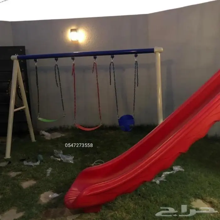 العاب خارجية فايير مراجيح وزحاليق 4