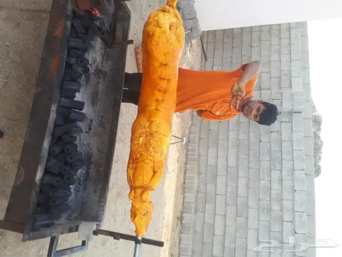 خروف مشوي على الجمر حرى بلدي 8
