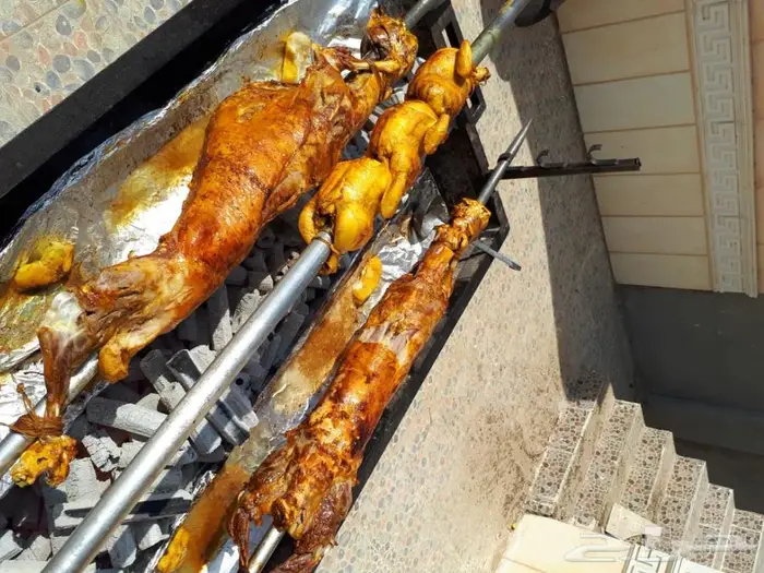خروف مشوي على الجمر حرى بلدي 10