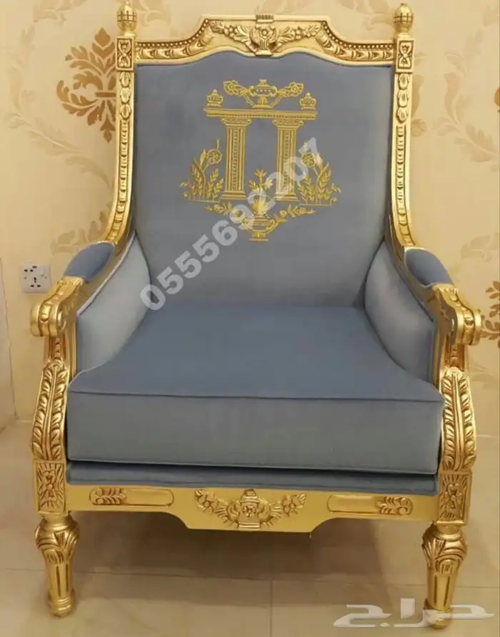 كنب ملكي قاعات أفراح مجالس فخمة كراسي قصور_ تصميم تفصيل 34