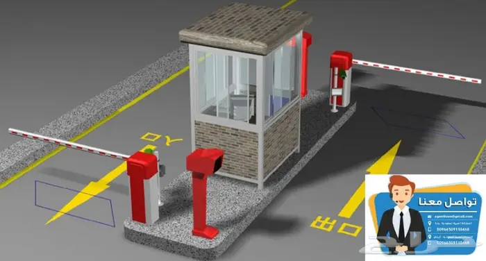 بوابات الكترونية للدخول بالتذكره للمواقف 3