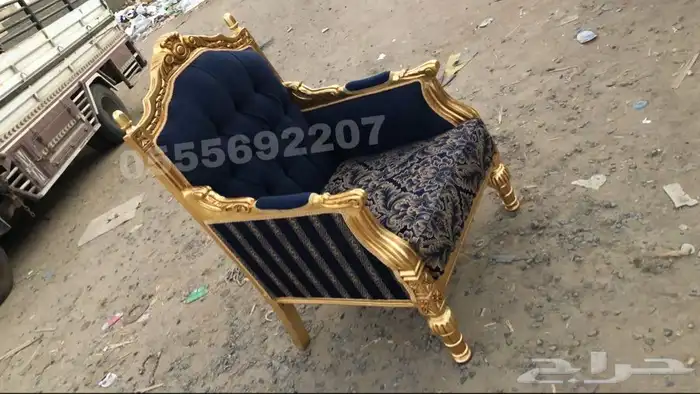 كنب ملكي قاعات أفراح مجالس فخمة كراسي قصور_ تصميم تفصيل 7