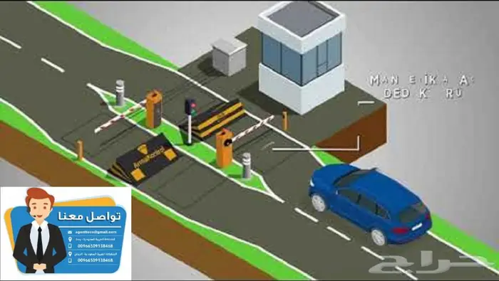 بوابات الكترونية للدخول بالتذكره للمواقف 2