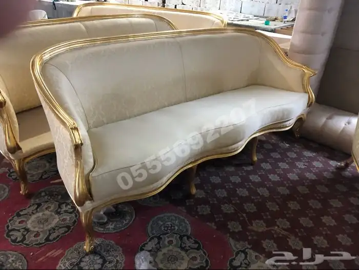 كنب ملكي قاعات أفراح مجالس فخمة كراسي قصور_ تصميم تفصيل 9