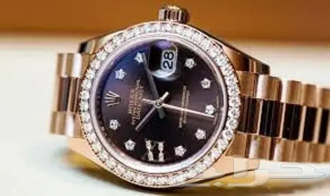 طوق ساعه ذهب والماس باقيت rolex watch bandin 4
