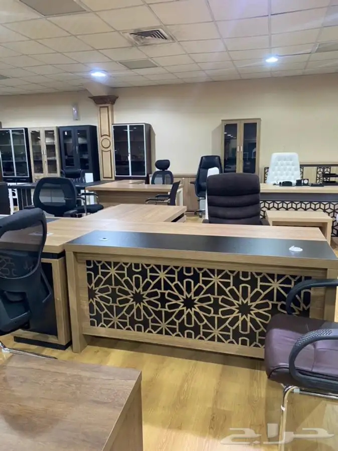 اطقم مكاتب فخمة مقاسات كبيرة  وموديلات جديدة 5