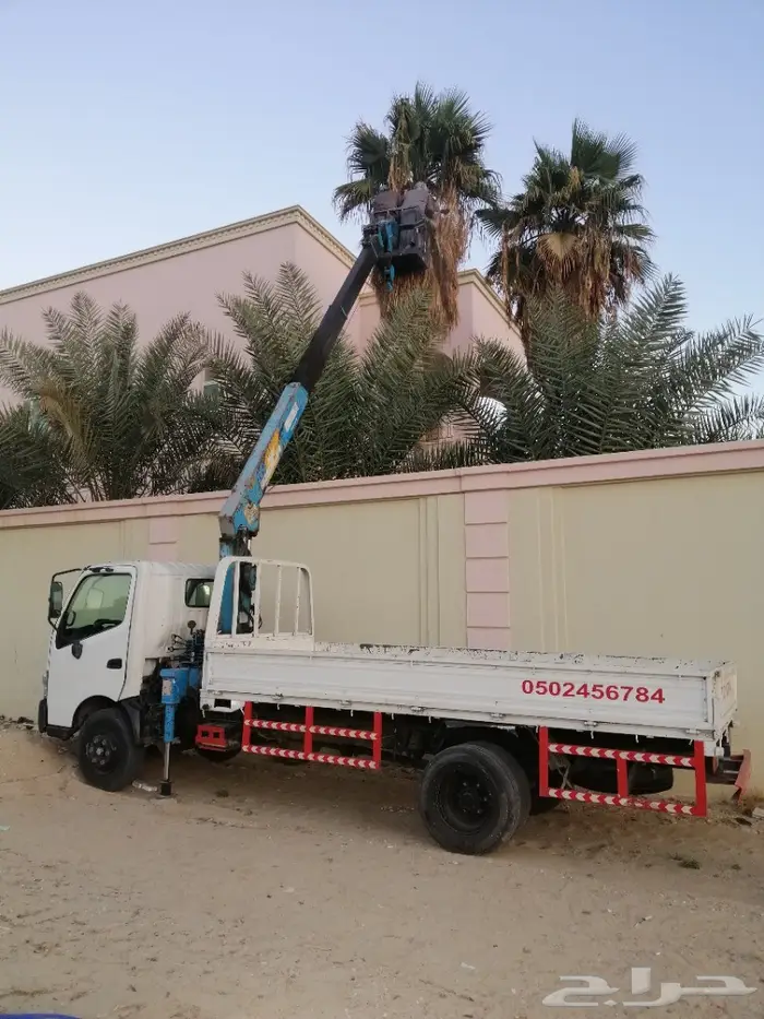 دينة كرين رافعة سلة عمال الهفوف 1