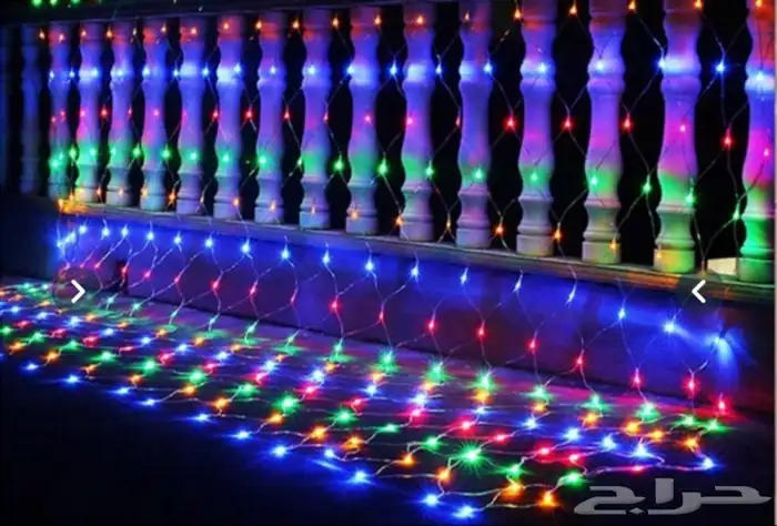 شبكة مضيئة وستارة وحبل LED 34
