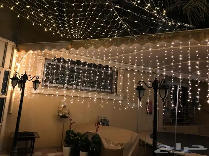 شبكة مضيئة وستارة وحبل LED 19