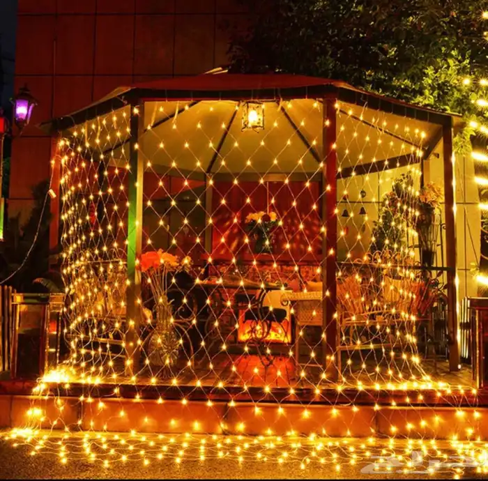 شبكة مضيئة وستارة وحبل LED 8