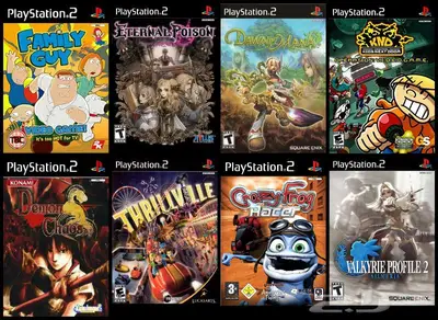 العاب سوني 2 PS2 منسوخة كوبي اشرطة 45