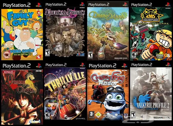 العاب سوني 2 PS2 منسوخة كوبي اشرطة 45