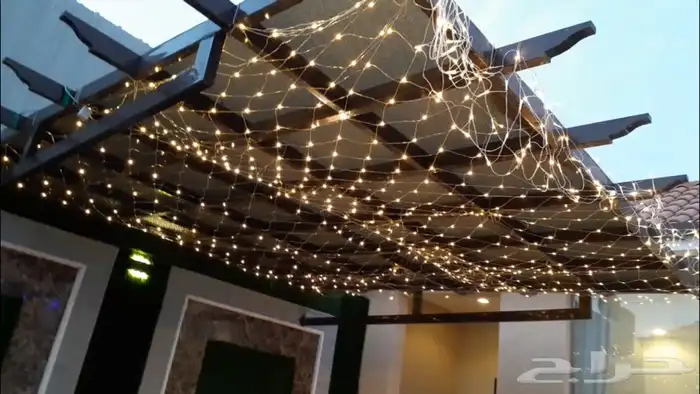 ستارة مضيئة وشبكة وحبلLED 17