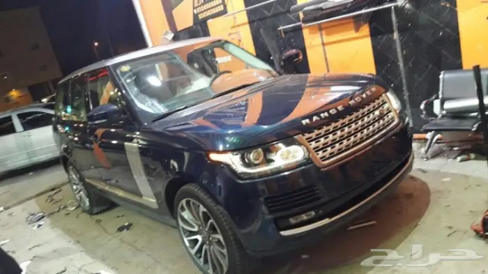 تجليد سقف وفضيات الرنج روفر اسود او فضي 26