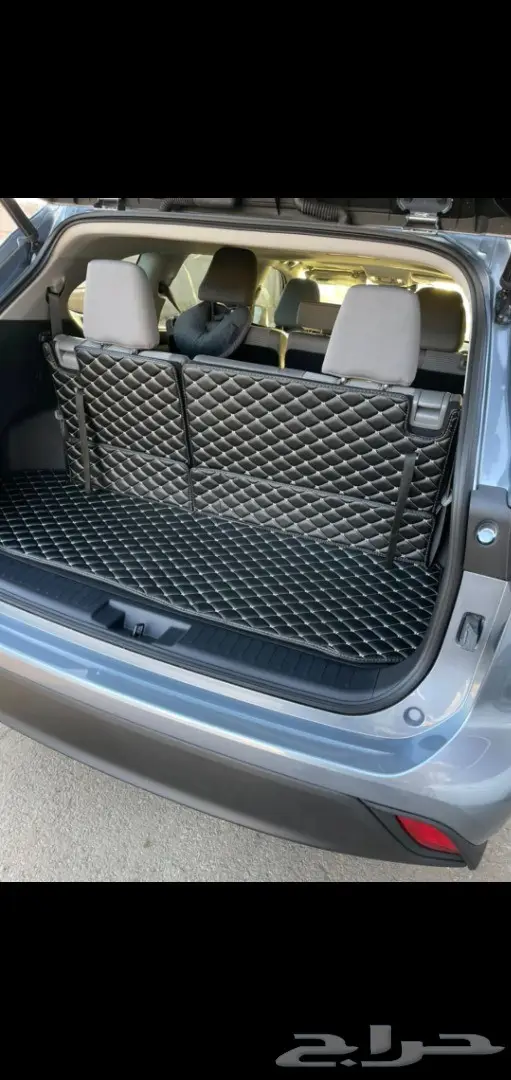 Toyota هايلاندر ارضيات جلد فاخرة 2