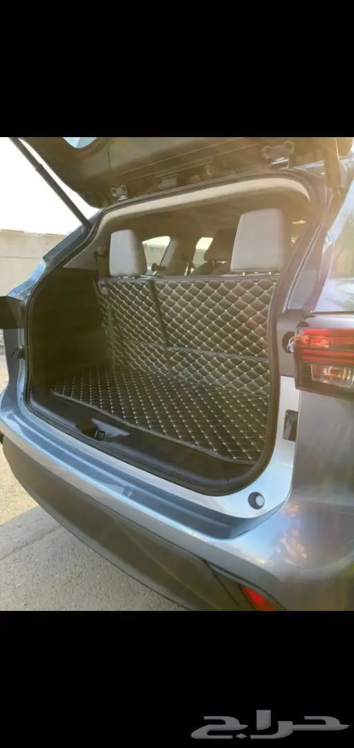 Toyota هايلاندر ارضيات جلد فاخرة 3