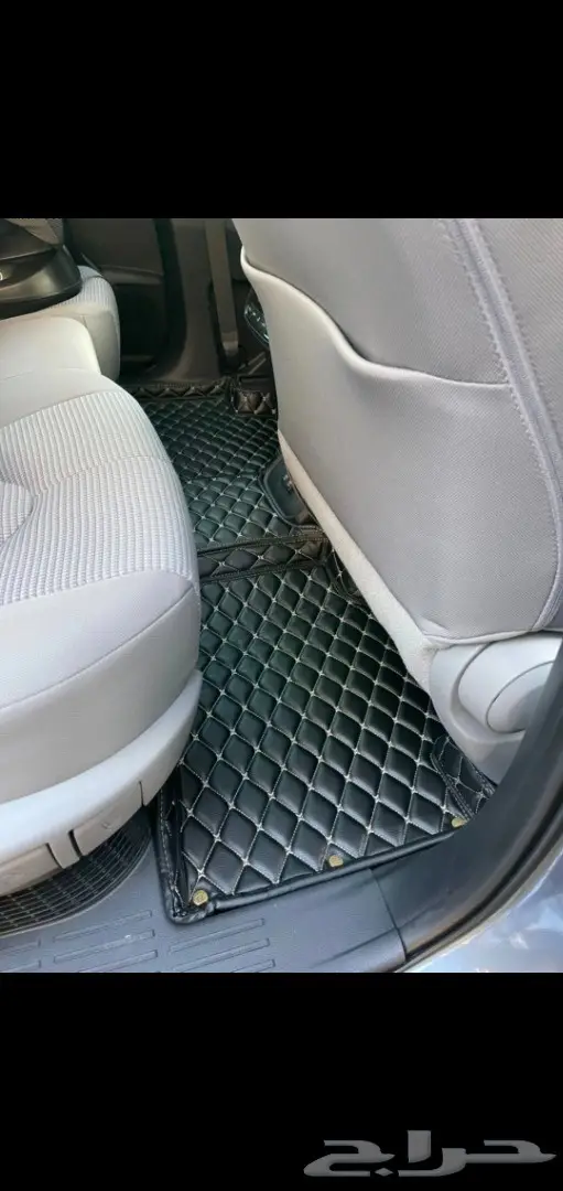 Toyota هايلاندر ارضيات جلد فاخرة 4