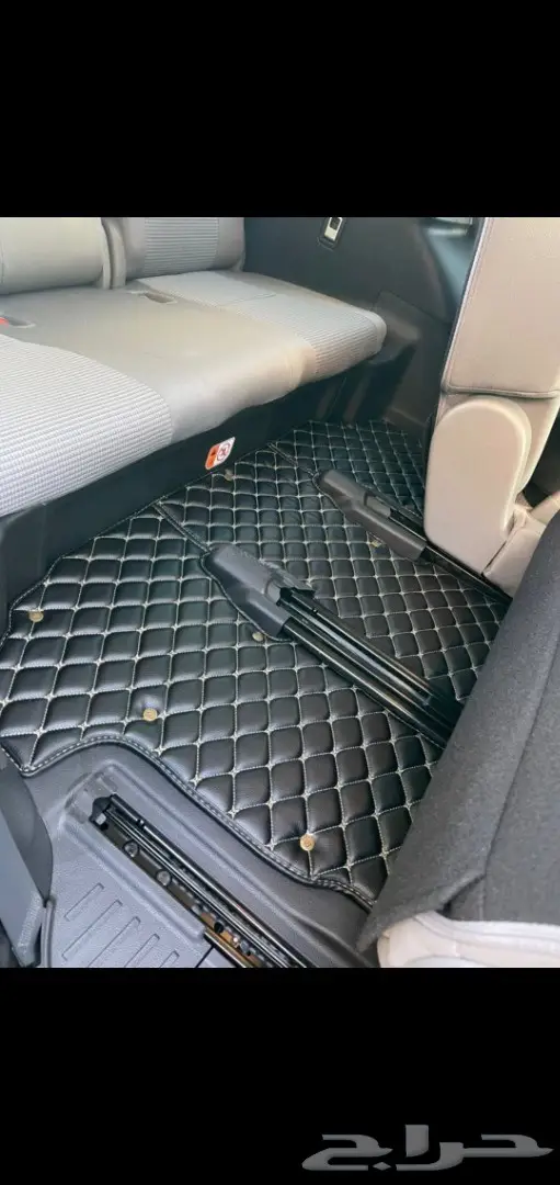 Toyota هايلاندر ارضيات جلد فاخرة 5