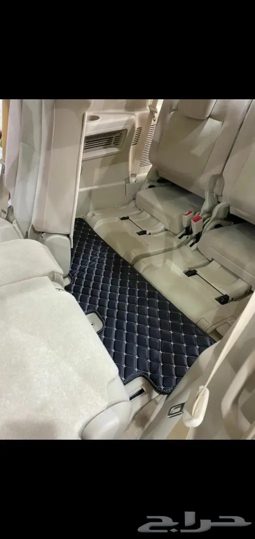 Toyota هايلاندر ارضيات جلد فاخرة 6