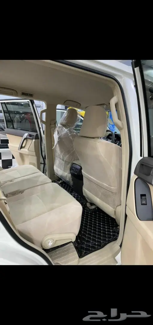 Toyota هايلاندر ارضيات جلد فاخرة 9