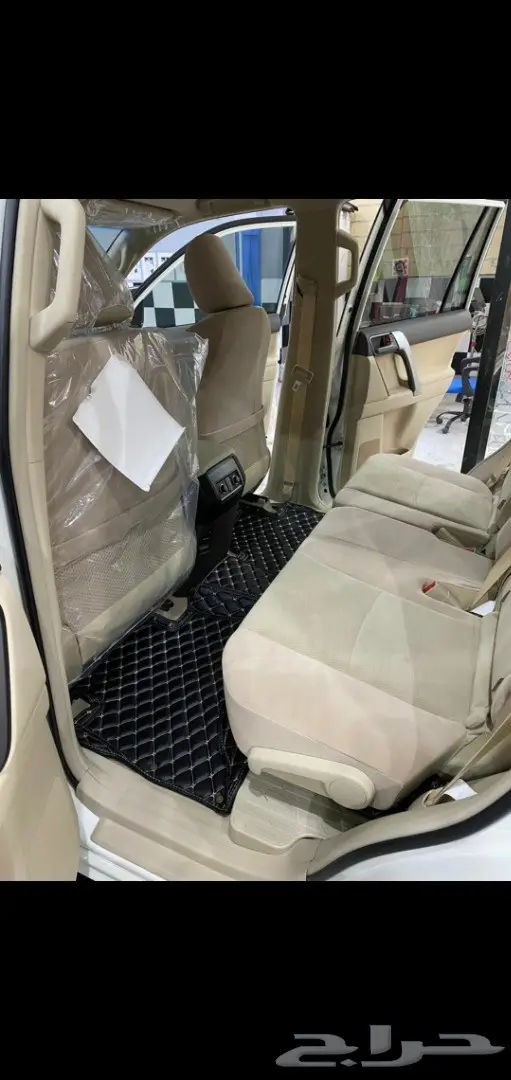 Toyota هايلاندر ارضيات جلد فاخرة 10