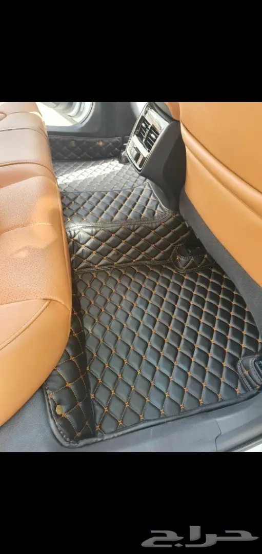 Toyota هايلاندر ارضيات جلد فاخرة 19