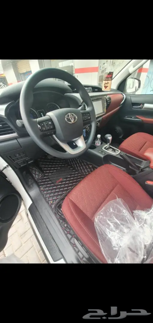 Toyota هايلاندر ارضيات جلد فاخرة 22