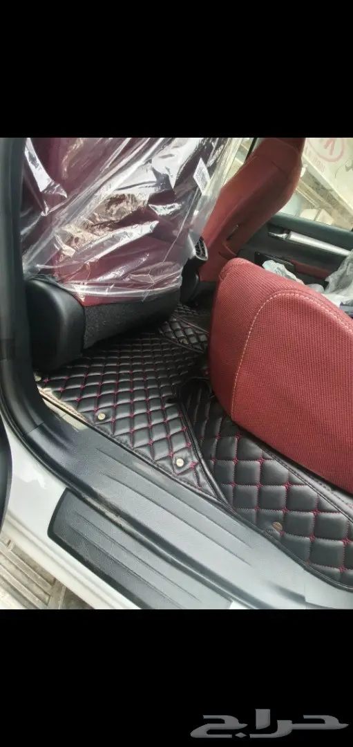Toyota هايلاندر ارضيات جلد فاخرة 23