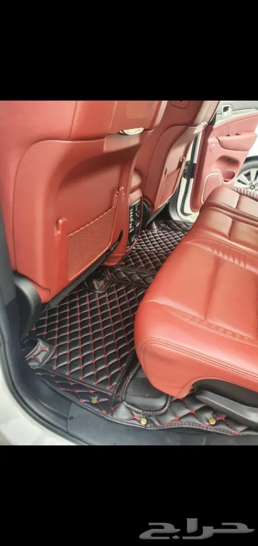 Toyota هايلاندر ارضيات جلد فاخرة 33