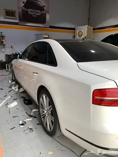 تجليد بلاك اديشن للاودي A8 مع الضمان 3