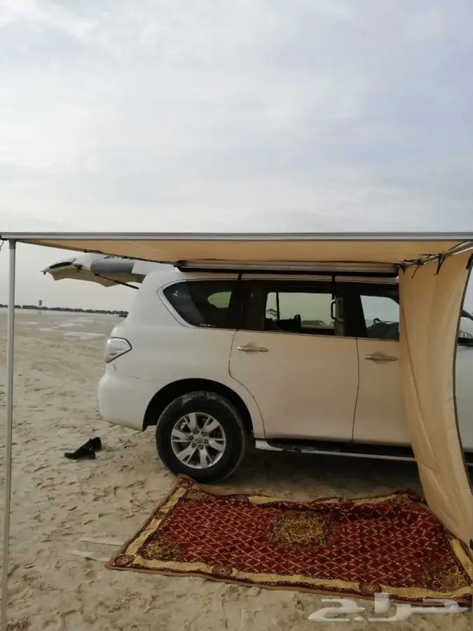 مظلة جانبية للسيارة خاصة للرحلات D600 طبقتين 11