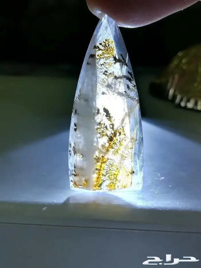 حجر در نجفي شجري طبيعي قطعه نادره 2