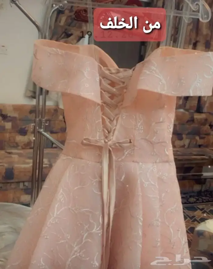 فستان شبكة او سهرة فخم للبيع 2