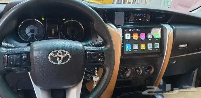 شاشة فورتشنر من 2016 الى 2021 مع كامره خلفيه 0