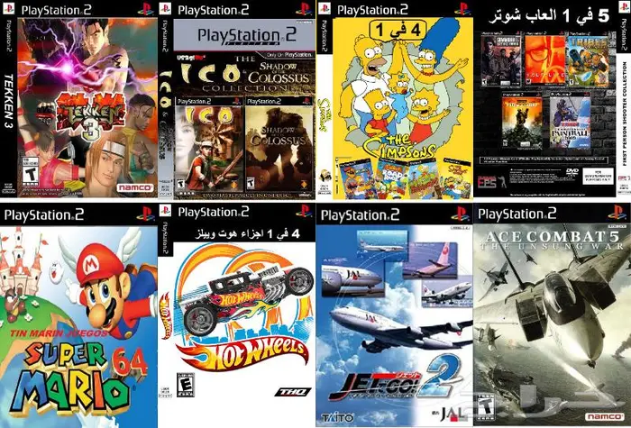 العاب سوني 2 PS2 منسوخة كوبي اشرطة 36