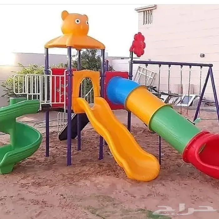 ملاهي ألعاب_خارجية فايبر مراجيح زحاليق 7