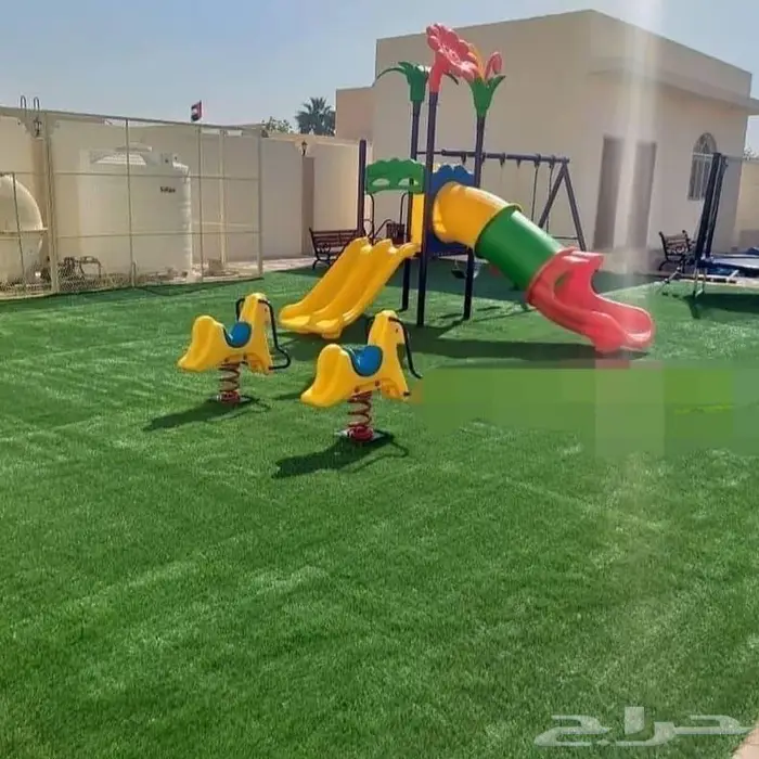 ملاهي ألعاب_خارجية فايبر مراجيح زحاليق 18