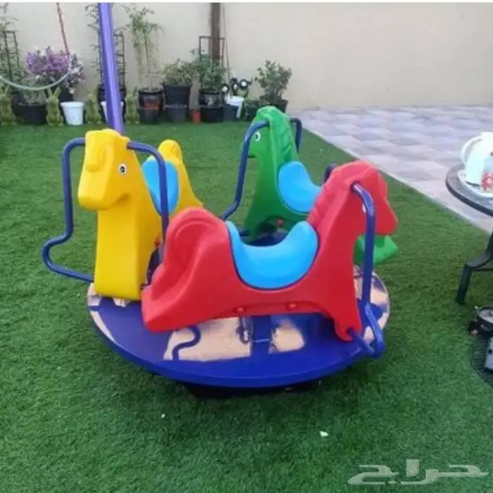 ملاهي ألعاب_خارجية فايبر مراجيح زحاليق 13