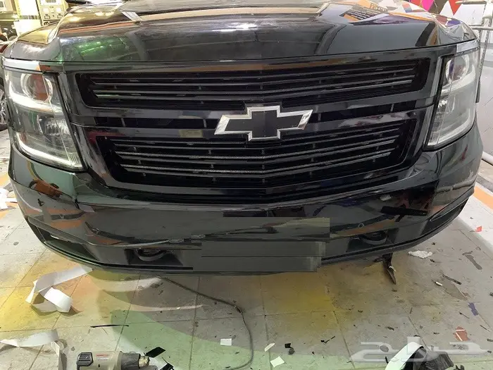 تجليد نياكل وشبك الشيفروليه تاهو بلاك اديشن 8