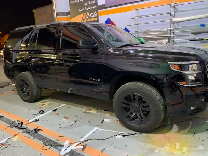 تجليد نياكل وشبك الشيفروليه تاهو بلاك اديشن 9