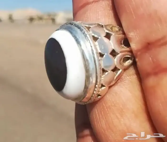 خاتم العين عقيق يماني سليماني ملكي 2